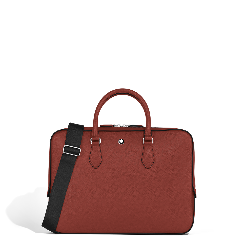 Thin Briefcase in Sartorial Leather - 1