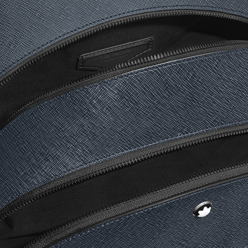 Medium Backpack with 3 Compartments in Sartorial Leather - 4