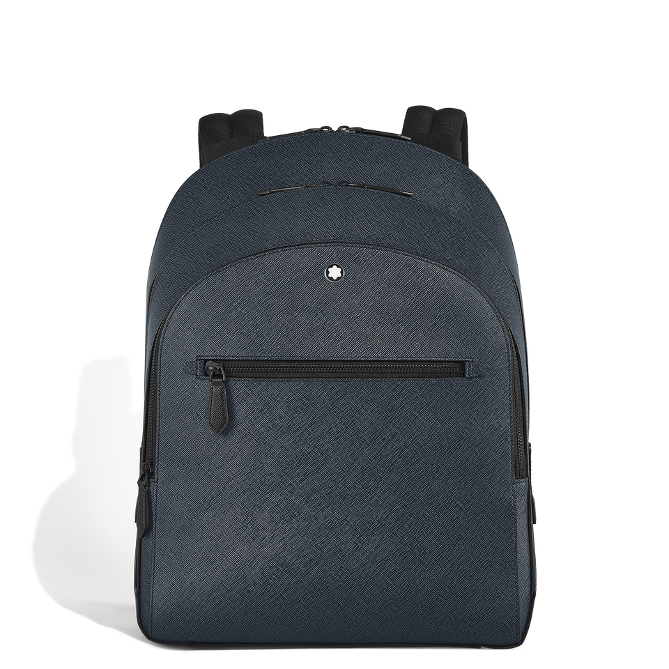 Medium Backpack with 3 Compartments in Sartorial Leather - 1