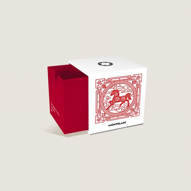 Ink Bottle, The Legend of Zodiacs The Horse, Red, 50 ml - 4