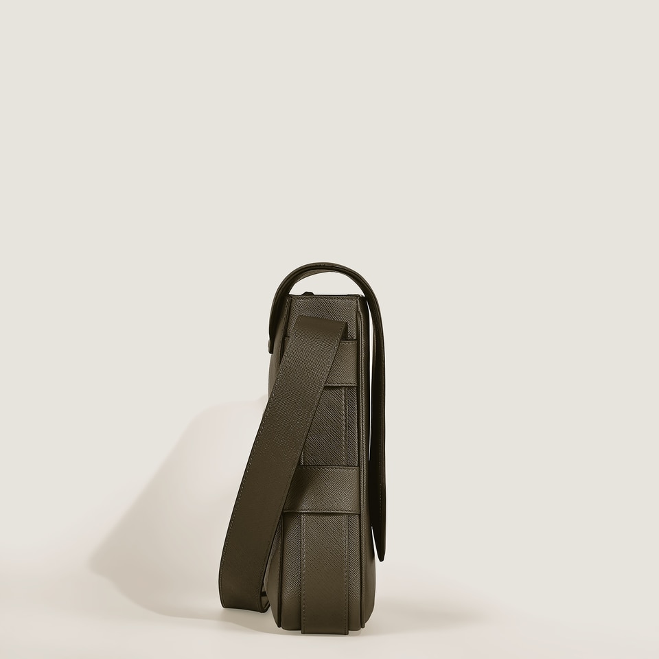Belt Messenger Bag in Sartorial Leather - 4