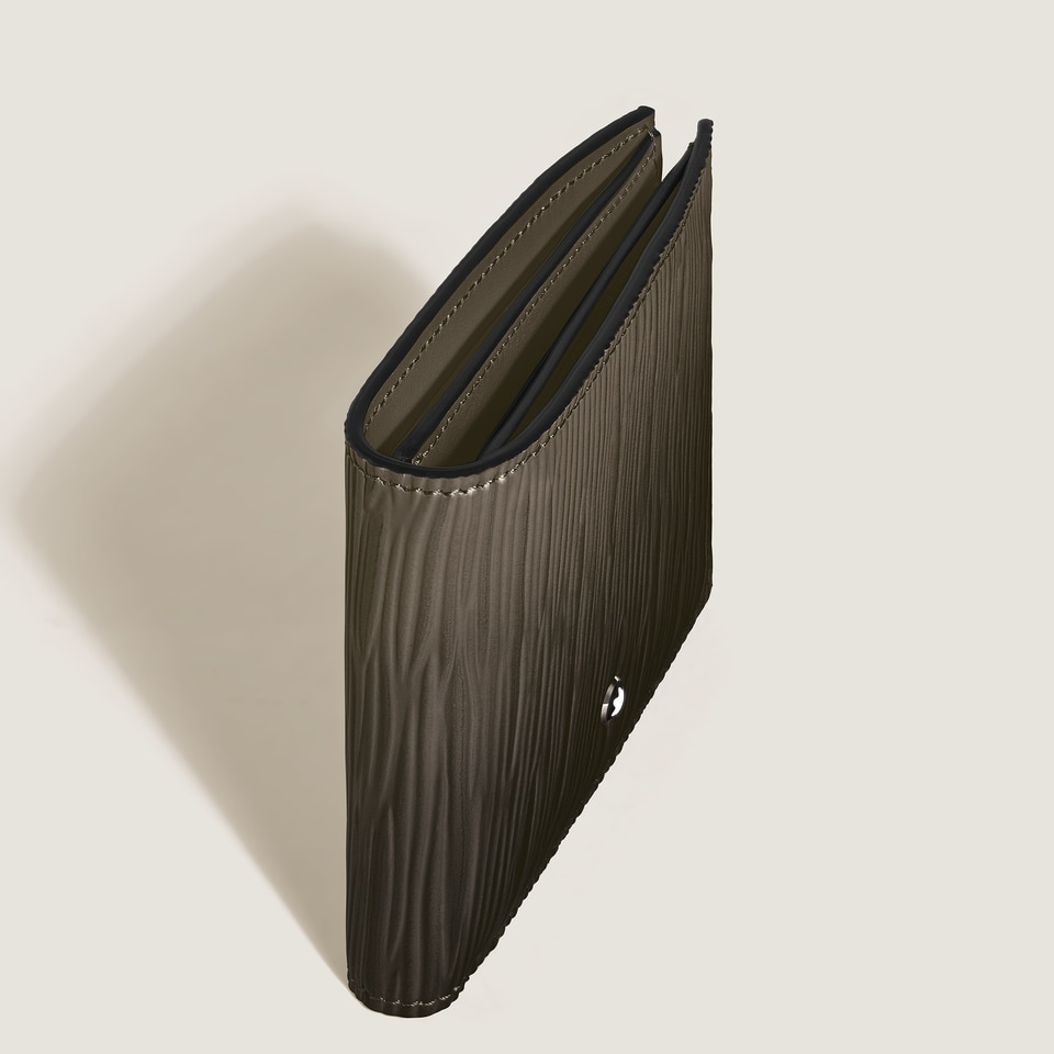 Brieftasche 6 cc aus Corteccia-Sfumato-Leder - 4