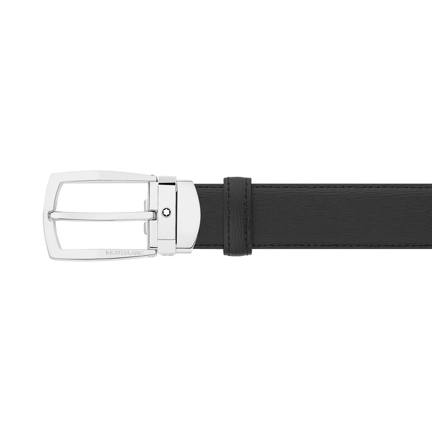 Rectangular 30 mm Belt in Leather - 3