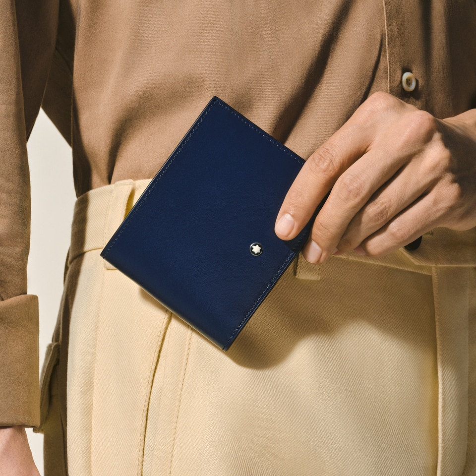 Brieftasche 6 cc aus Sartorial Leder - 2