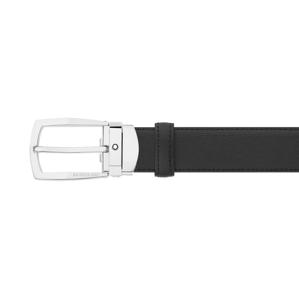 Rectangular 30 mm Belt in Leather