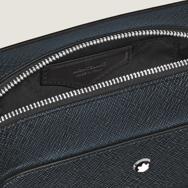 Small Toiletry Clutch in Sartorial Leather - 4