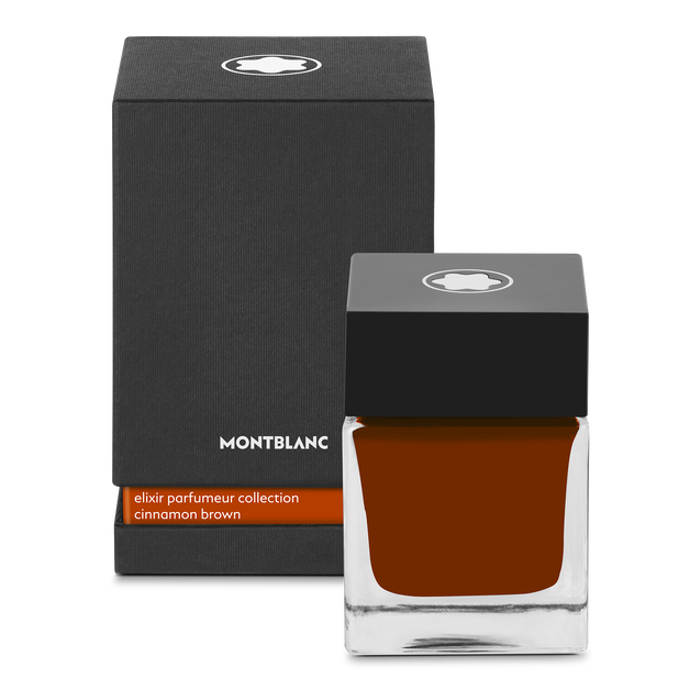 Boccetta d’inchiostro da 50 ml, marrone, Elixir Parfumeur, aroma di cannella - 1