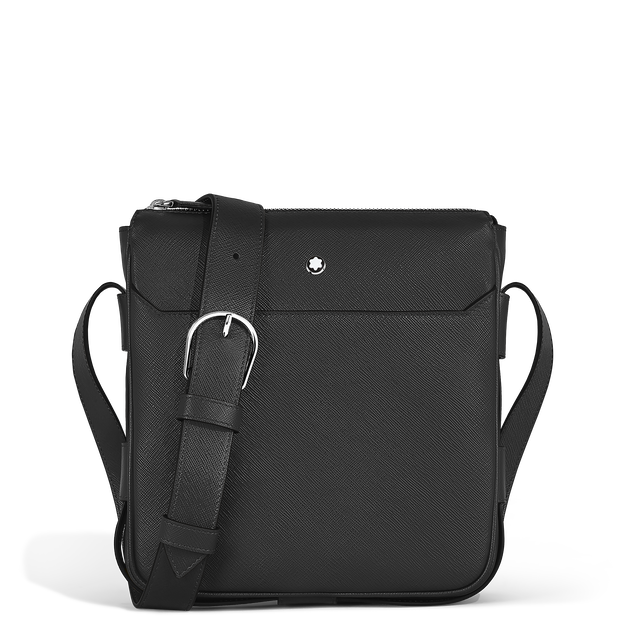 Vertical Belt Messenger Bag in Sartorial Leather - 1