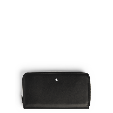 Portefeuille Continental 12cc Zipp&eacute; en Cuir Soft