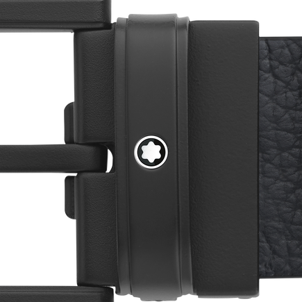 Rectangular 35 mm Reversible Belt in Sartorial Leather