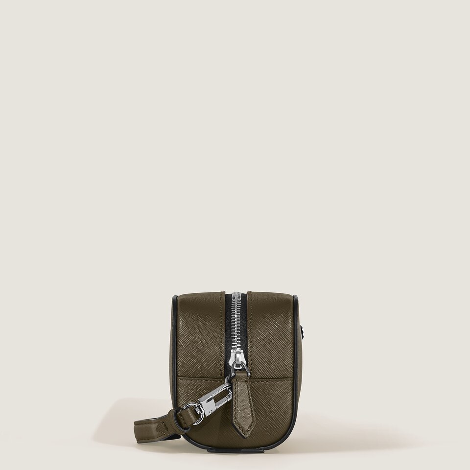 Small Wash Bag in Sartorial Leather - 5