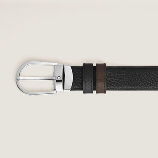 Horseshoe 30&nbsp;mm Reversible Belt in Grain Leather