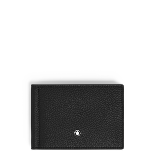 Wallet 6cc with Money Clip in Grain Leather
