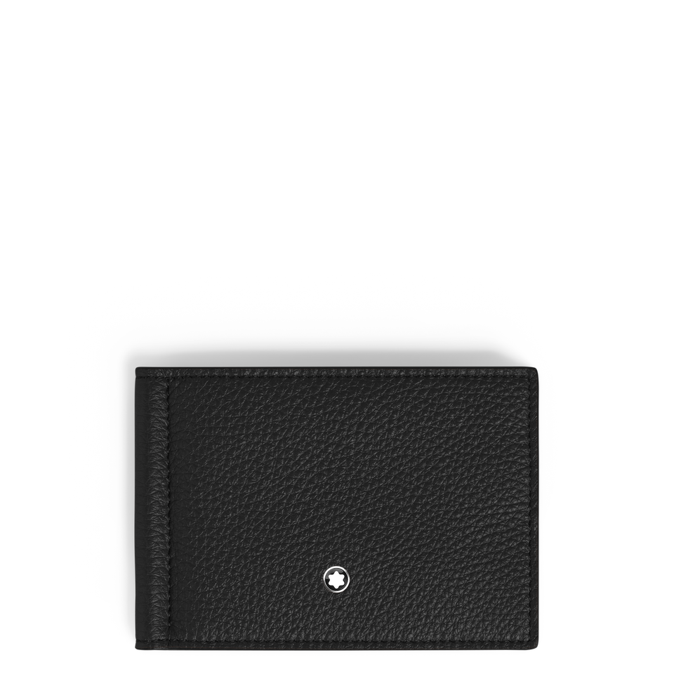 Wallet 6cc with Money Clip in Grain Leather - 1