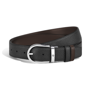 Horseshoe 35&nbsp;mm Reversible Belt in Grain Leather