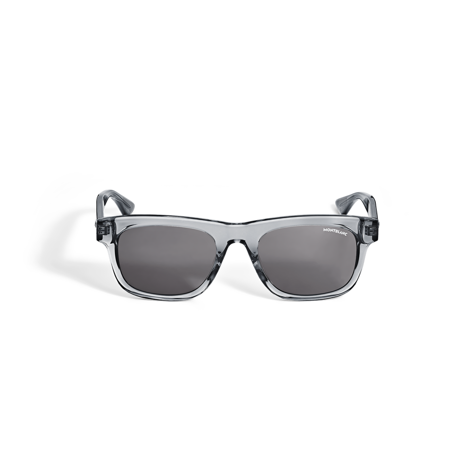 Squared Sunglasses with Grey Coloured Acetate Frame  - 1