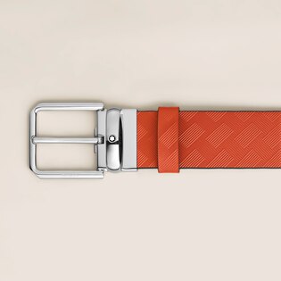 Rectangular 35&nbsp;mm Belt in Extreme Leather