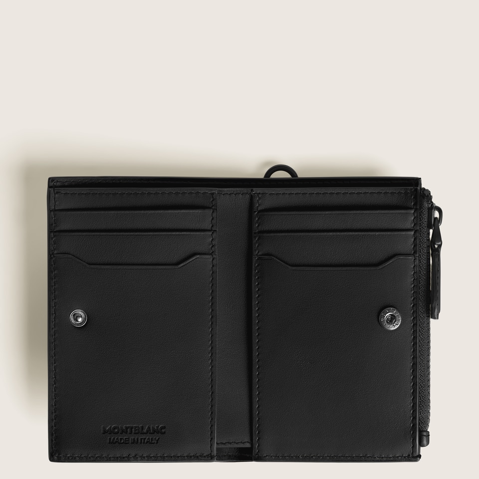 Mini Vertical Wallet 6cc in Extreme Leather - 3