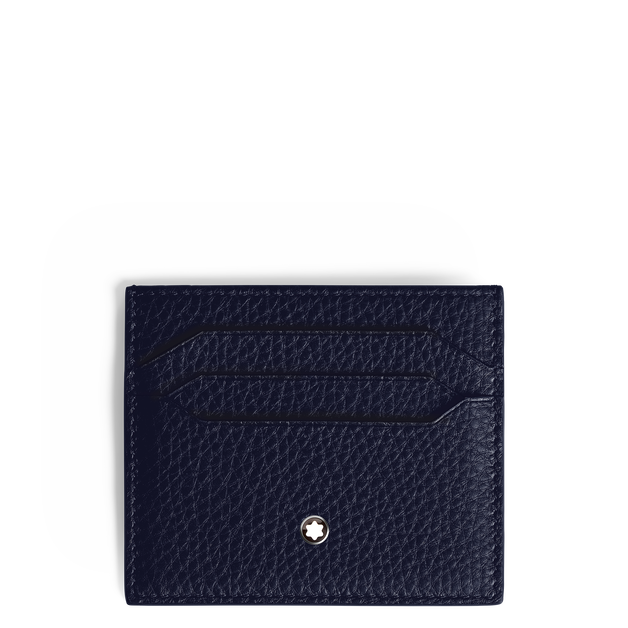 Portacarte 6 Tasche in Pelle con Grana - 1