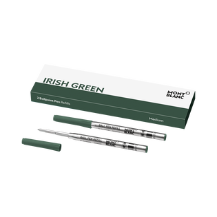 2 Ballpoint Refills, Irish Green - Medium