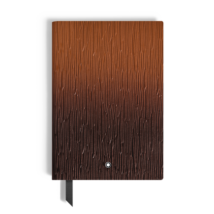 Medium Notebook in Corteccia Sfumato Leather, Lined Pages