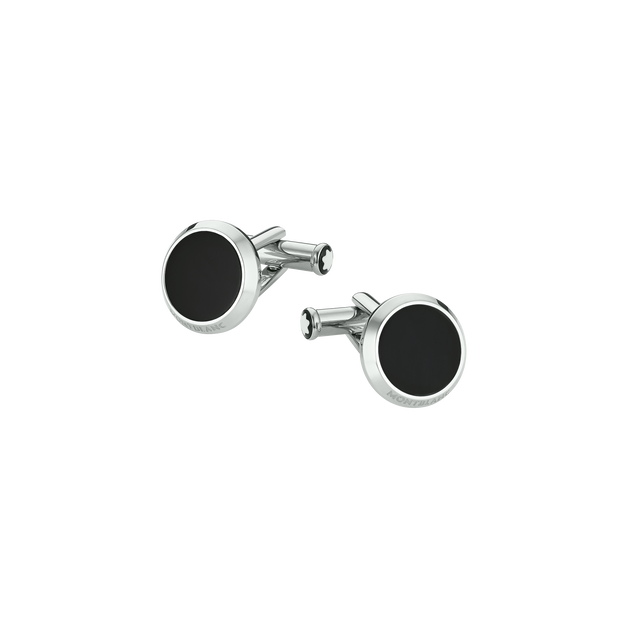 Meisterstück Cufflinks with Onyx Inlay - 1