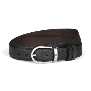 Horseshoe 30&nbsp;mm Reversible Belt in Grain Leather