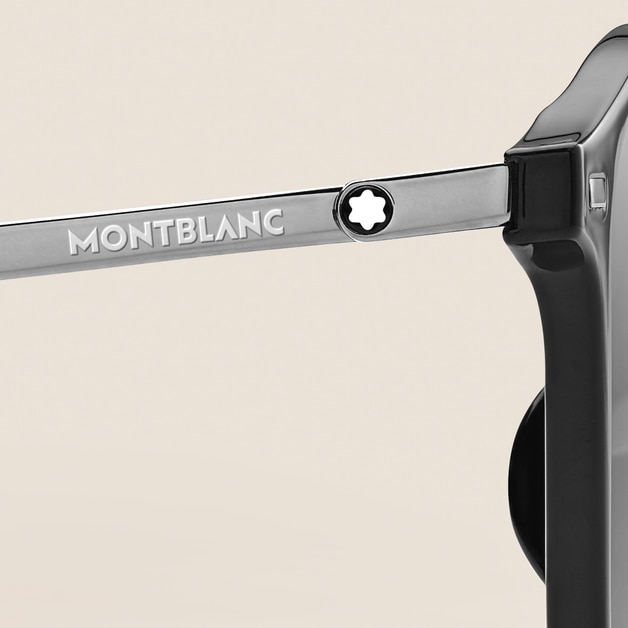 Round Sunglasses with Black Injected Frame - 3