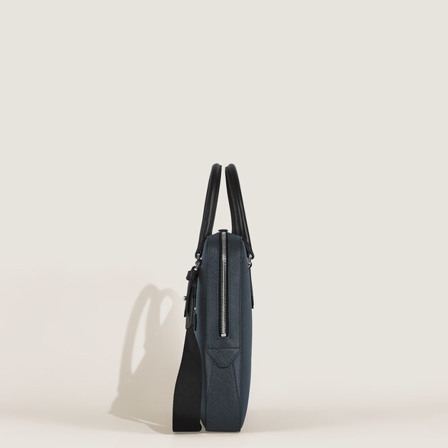 Thin Briefcase in Sartorial Leather - 5