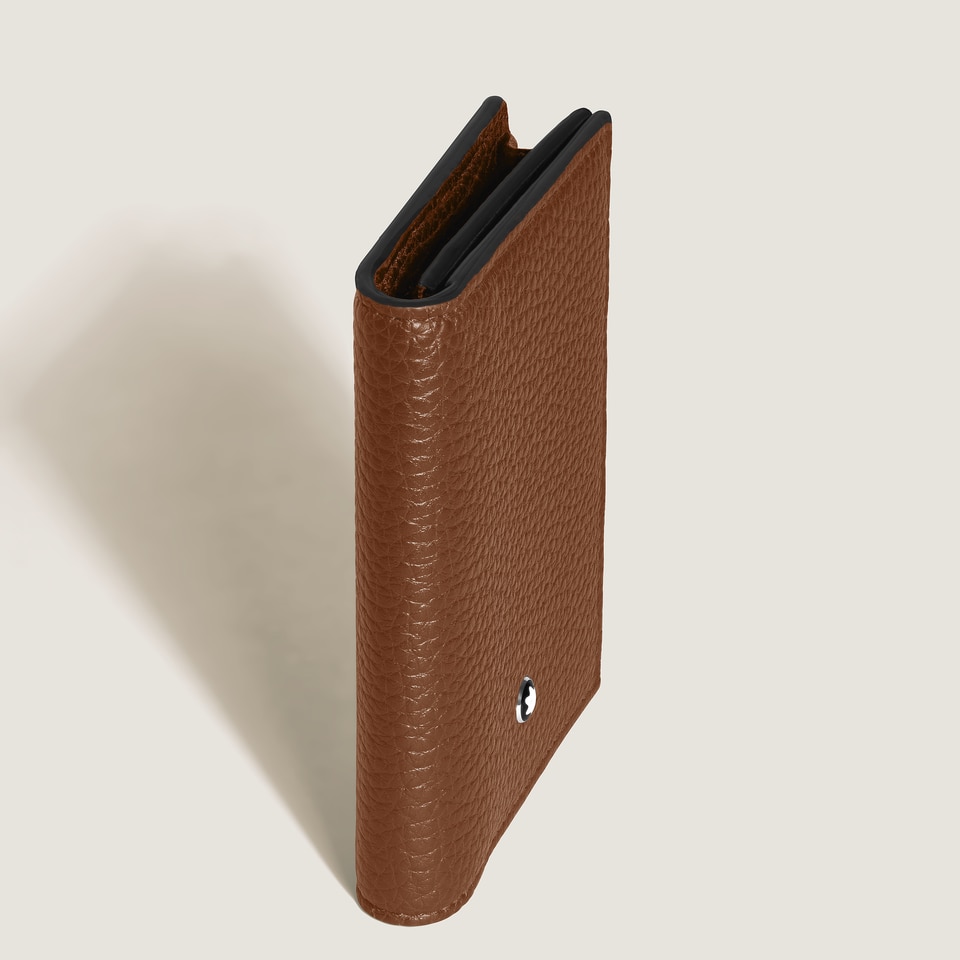 Kartenetui 4 cc aus Grain Leder - 4