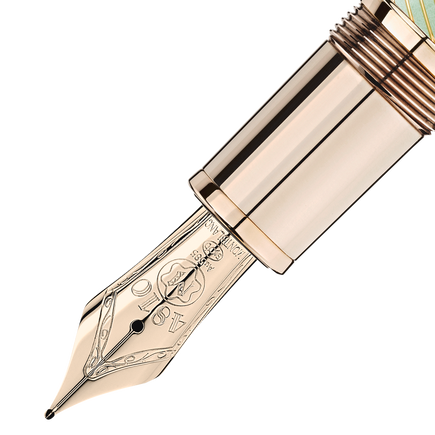 Stylo plume Meisterst&uuml;ck Calligraphy Solitaire Celadon D&eacute;grad&eacute;