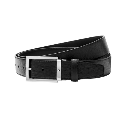 Rectangular 35 mm Belt in Leather