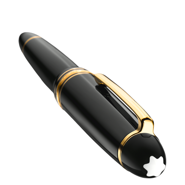 Meisterstück Gold-Coated LeGrand Calligraphy Fountain Pen Curved Nib - 4