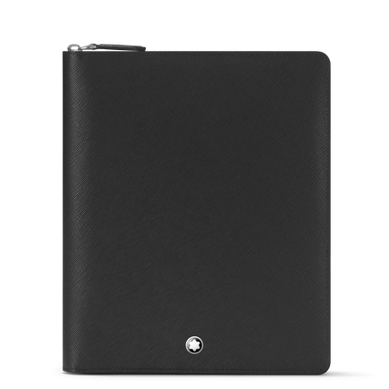Notes Holder Small Zip Sartorial Black