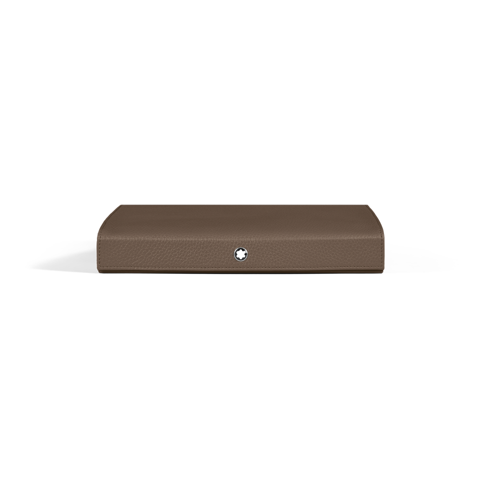 Travel Box for 8 Writing Instruments in Grained Leather - 1