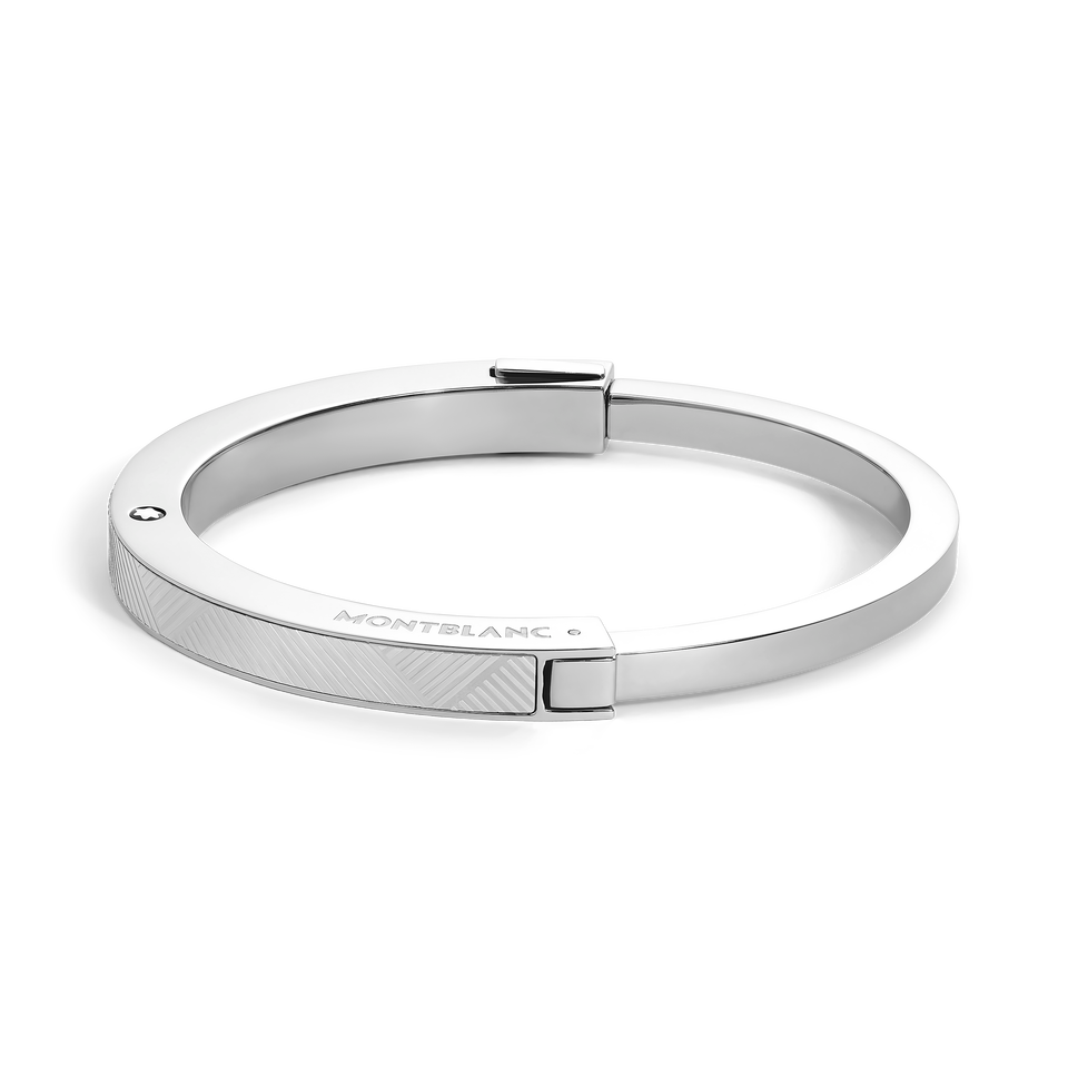 Bangle in Steel with Extreme Pattern - 1