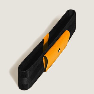 1-Pen Loop with Elastic Band in Sartorial Leather