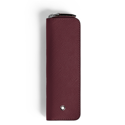 1-Pen Pouch with zip in Sartorial Leather