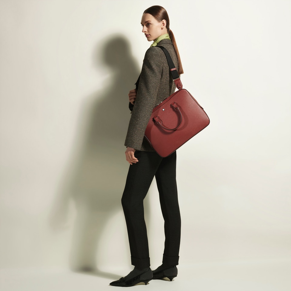 Thin Briefcase in Sartorial Leather - 2