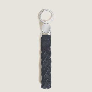 Loop Key Holder in Suede Leather