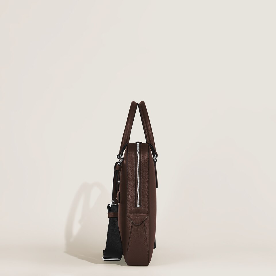 Thin Briefcase in Sartorial Leather - 5