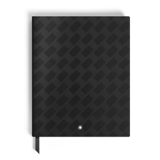 Large Notebook in Extreme Leather, Lined Pages