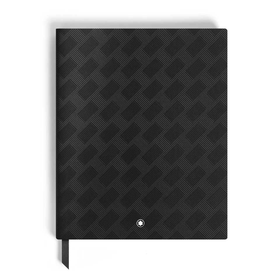 Large Notebook in Extreme Leather, Lined Pages - 1
