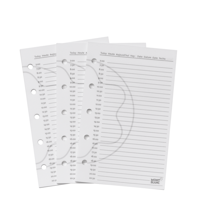 Hojas Pequeñas, Páginas de Agenda - 1