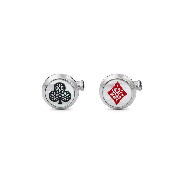 Meisterstück Tribute to the Book Around the World in 80 Days Ace of Club & Ace of Diamond Cufflinks - 3