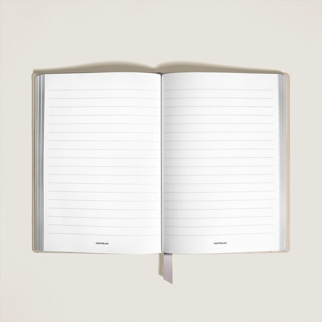 Notebook Medium, Saffiano Leather, Cloudy Beige - Lined Pages - 2