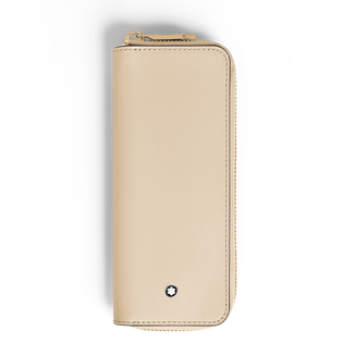 2-Pen Pouch with zip in Meisterst&uuml;ck Leather