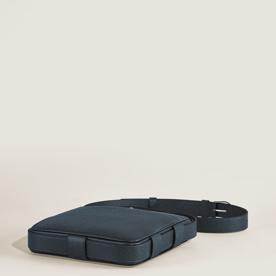 Vertical Belt Messenger Bag in Sartorial Leather - 7