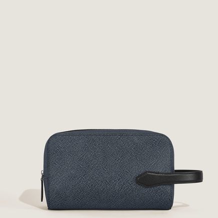 Wash Bag in Sartorial Leather