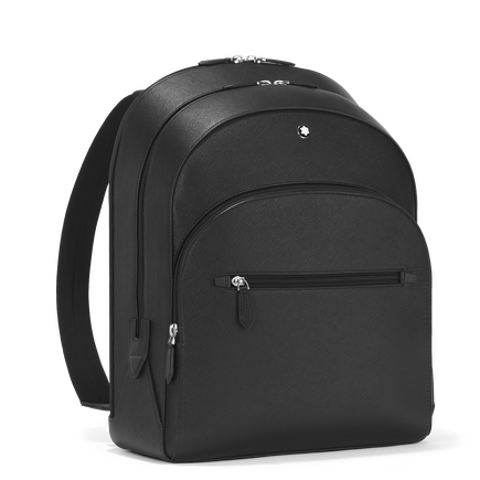 Large Backpack with 3 Compartments in Sartorial Leather